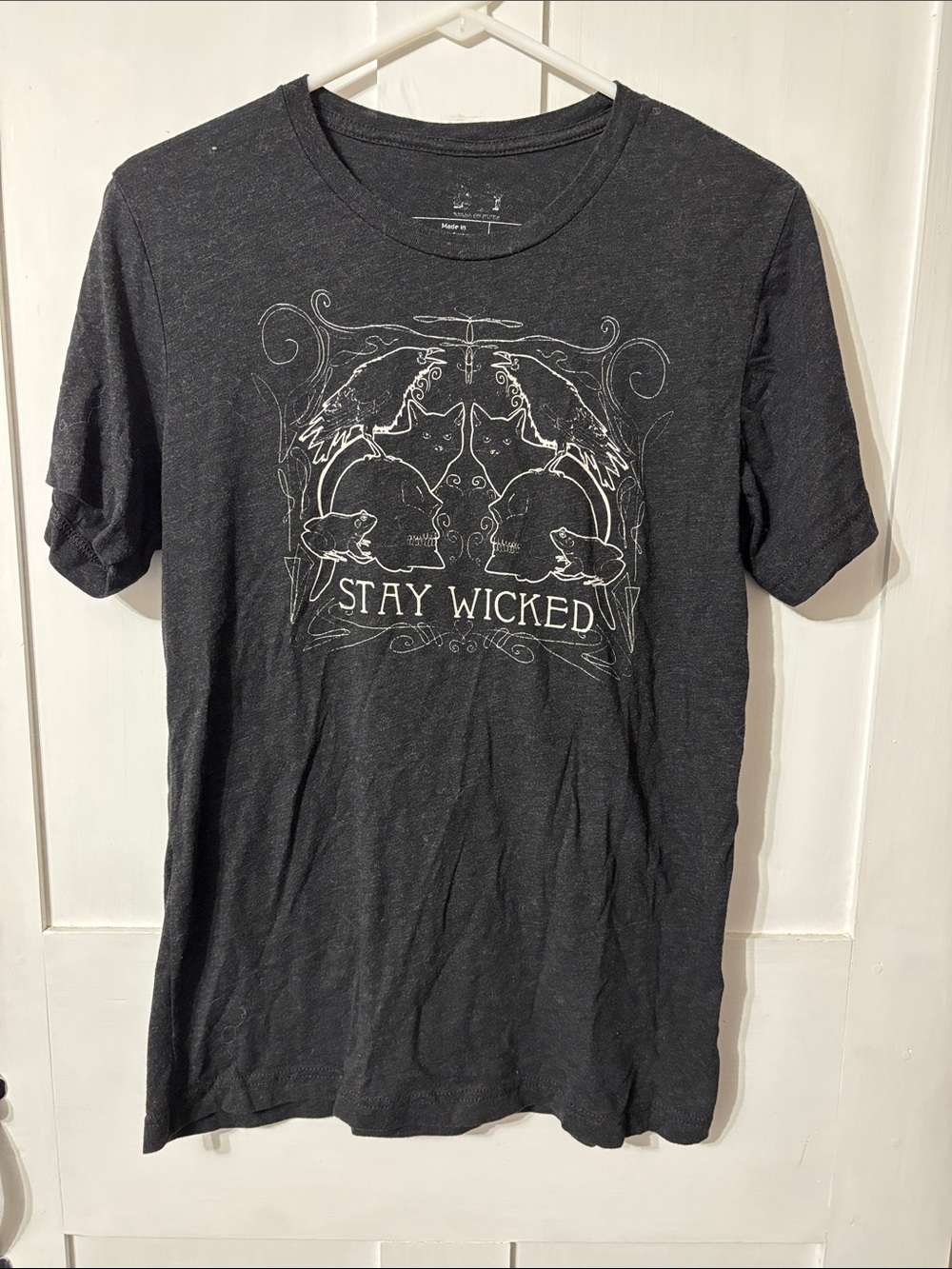 Stay Wicked Graphic Tee - Black - Unbranded
